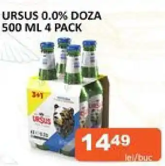 Unicarm URSUS 0.0% DOZA 500 ML 4 PACK Ofertă