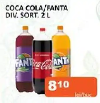 Unicarm COCA COLA/FANTA DIV. SORT. 2 L Ofertă