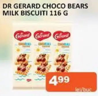 Unicarm DR GERARD CHOCO BEARS MILK BISCUITI 116 G Ofertă