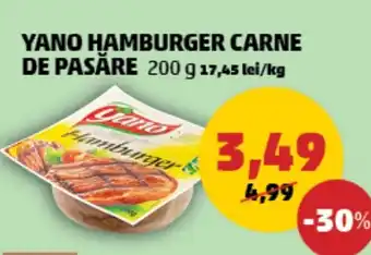 Penny YANO HAMBURGER CARNE DE PASĂRE Ofertă