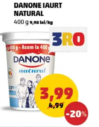 Penny DANONE IAURT NATURAL Ofertă