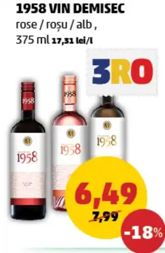 Penny 1958 VIN DEMISEC 375 ml Ofertă