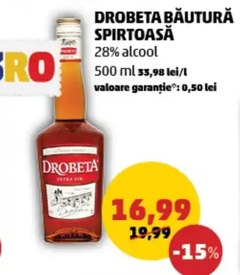 Penny DROBETA BĂUTURĂ SPIRTOASĂ 500 ml Ofertă