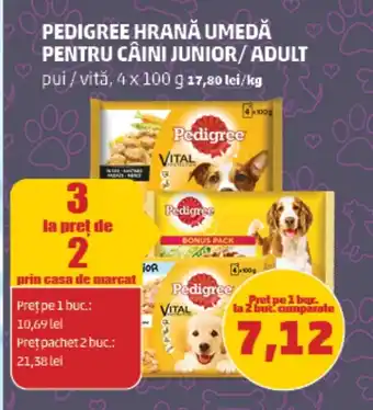 Penny PEDIGREE HRANĂ UMEDĂ PENTRU CÂINI JUNIOR/ADULT Ofertă