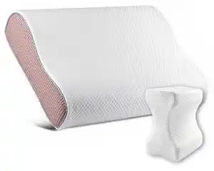 Favi Set perne pentru dormit Suporto ️, perna ortopedica cu perforatii si perna pentru genunchi Ofertă