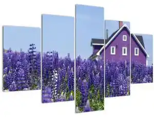 Favi Tablou cu câmp de lavanda (150x105 cm) Ofertă
