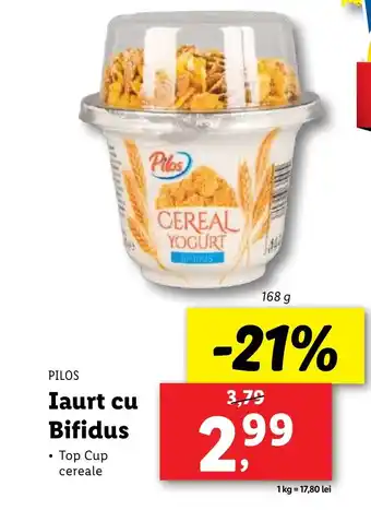 Lidl PILOS Iaurt cu Bifidus Ofertă