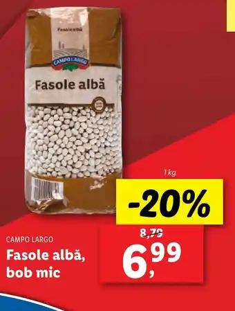 Lidl CAMPO LARGO Fasole albă, bob mic Ofertă