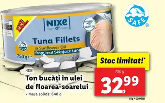 Lidl Ton bucăți în ulei de floarea-soarelui Ofertă