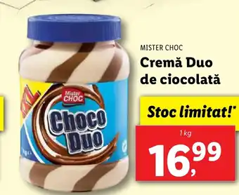 Lidl MISTER CHOC Cremă Duo de ciocolată Ofertă