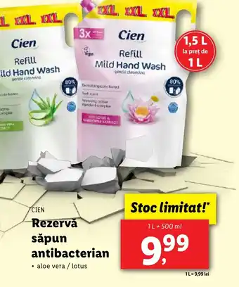 Lidl CIEN Rezervă săpun antibacterian Ofertă