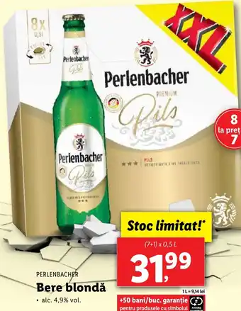 Lidl PERLENBACHER Bere blondǎ Ofertă