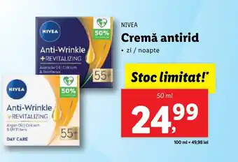 Lidl NIVEA Cremă antirid Ofertă