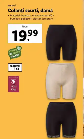 Lidl esmaraⓇ Colanți scurţi, damă Ofertă