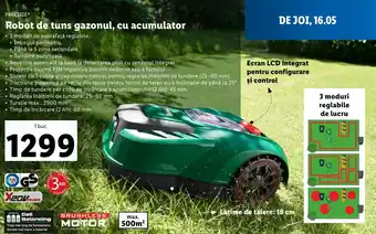 Lidl PARKSIDE® Robot de tuns gazonul, cu acumulator Ofertă