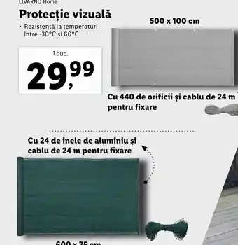 Lidl LIVARNO Home Protecție vizuală Ofertă