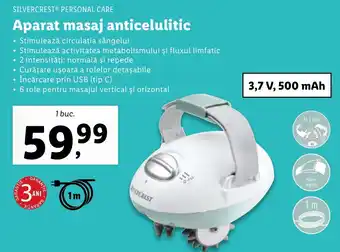 Lidl SILVERCREST® PERSONAL CARE Aparat masaj anticelulitic Ofertă