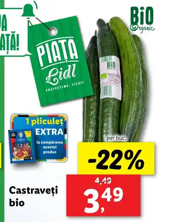 Lidl Castraveţi bio Ofertă