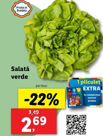 Lidl Salată verde Ofertă