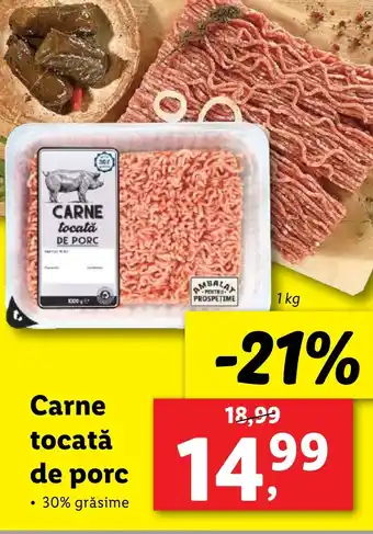 Lidl Carne tocată de porc Ofertă