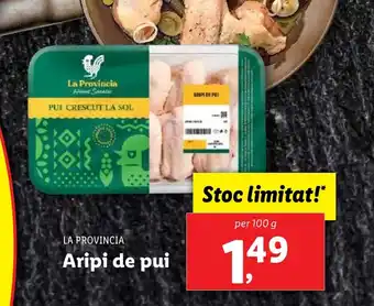 Lidl LA PROVINCIA Aripi de pui Ofertă