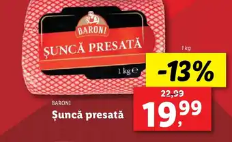 Lidl BARONI Suncă presată Ofertă