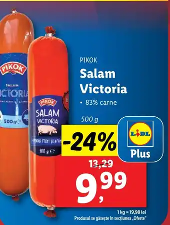 Lidl PIKOK Salam Victoria Ofertă