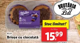 Lidl MILKA Briose cu ciocolată Ofertă