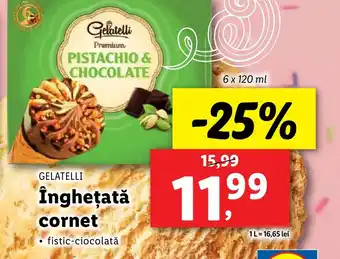 Lidl GELATELLI Inghețată cornet Ofertă