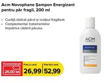 Dr.Max Acm Novophane Șampon Energizant pentru păr fragil, 200 ml Ofertă