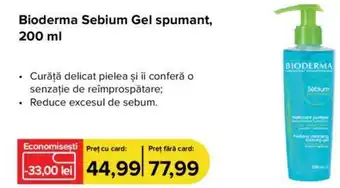 Dr.Max Bioderma Sebium Gel spumant, 200 ml Ofertă