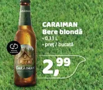 La Doi Pasi CARAIMAN Bere blondă 0.33 L Ofertă