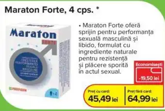 Dr.Max Maraton Forte, 4 cps. Ofertă