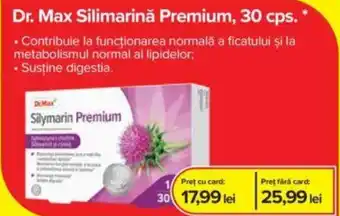 Dr.Max Dr. Max Silimarină Premium, 30 cps. Ofertă