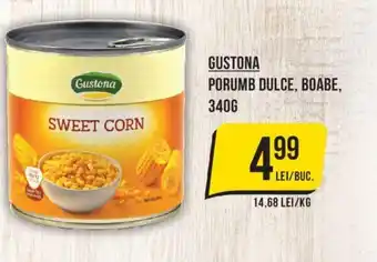 Mega Image GUSTONA PORUMB DULCE, BOABE, 340G Ofertă