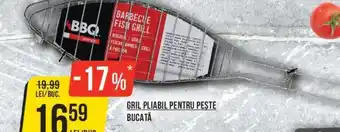 GRIL PLIABIL PENTRU PESTE BUCATĂ