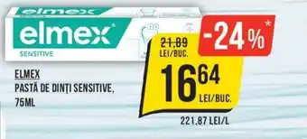 Mega Image ELMEX PASTĂ DE DINȚI SENSITIVE, 75ML Ofertă