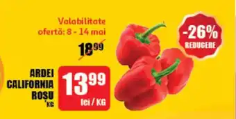 Auchan ARDEI CALIFORNIA ROSU Ofertă