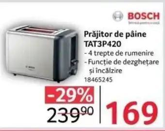 Selgros Prăjitor de pâine TAT3P420 Ofertă