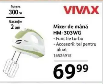 Selgros Mixer de mână HM-303WG Ofertă