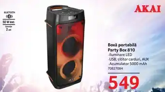 Boxǎ portabilă Party Box 810
