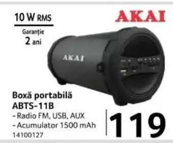 Selgros Boxǎ portabilă ABTS-11B Ofertă
