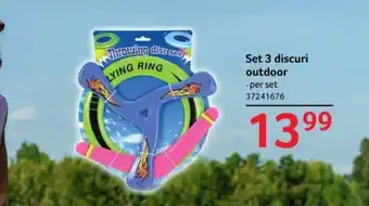 Selgros Set 3 discuri outdoor Ofertă