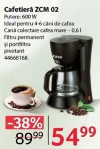 Selgros Cafetieră ZCM 02 Ofertă