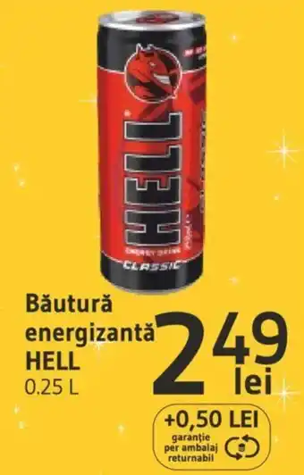 Supeco Băutură energizantă HELL 0.25 L Ofertă