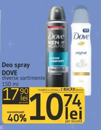 Supeco Deo spray DOVE Ofertă