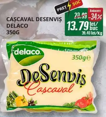 Diana Supermarket CASCAVAL DESENVIS DELACO 350G Ofertă