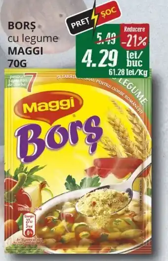 Diana Supermarket BORS cu legume MAGGI 70G Ofertă