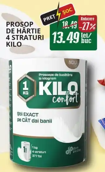 Diana Supermarket PROSOP DE HÂRTIE 4 STRATURI KILO Ofertă