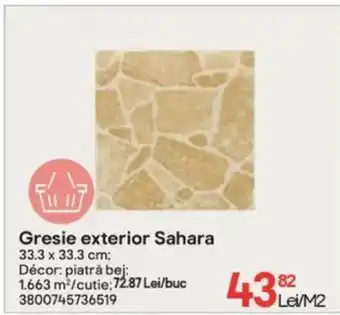 Brico Depôt Gresie exterior Sahara Ofertă